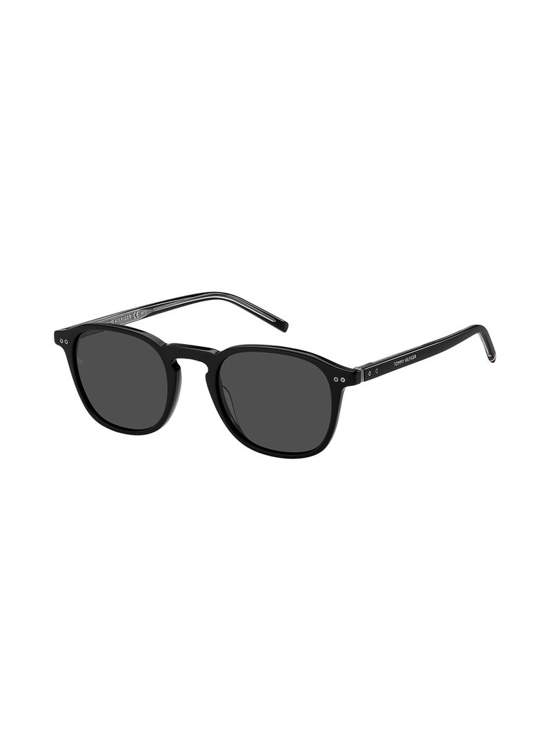 Men's UV Protection Rectangular Sunglasses - Th 1939/S Black Millimeter - Lens Size: 51 Mm