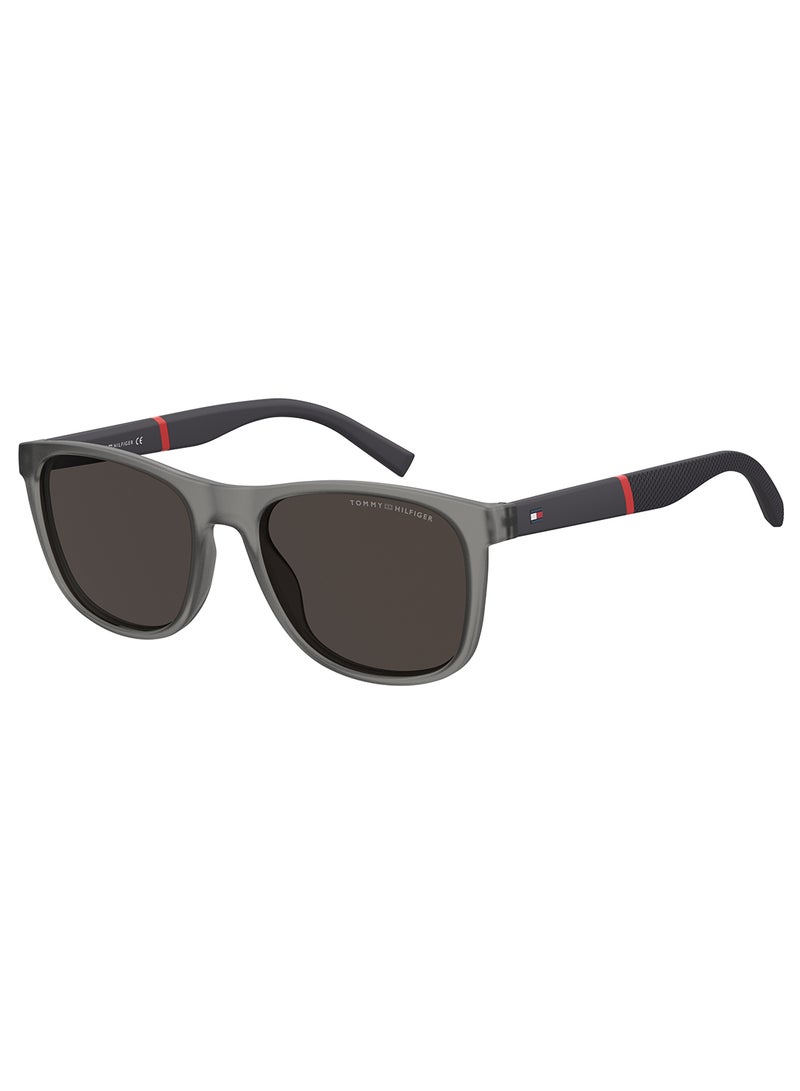 Men's UV Protection Rectangular Sunglasses - Th 2042/S Grey Millimeter - Lens Size: 54 Mm