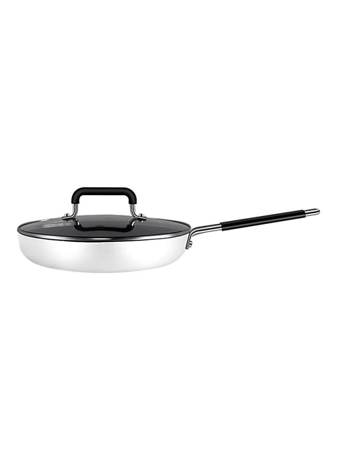 Youpin Non-Stick Frying Pan With Lid White/Black 47x5.2cm