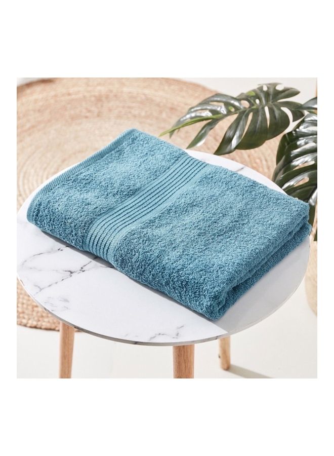 Essential Carded Bath Sheet Blue 90x150cm
