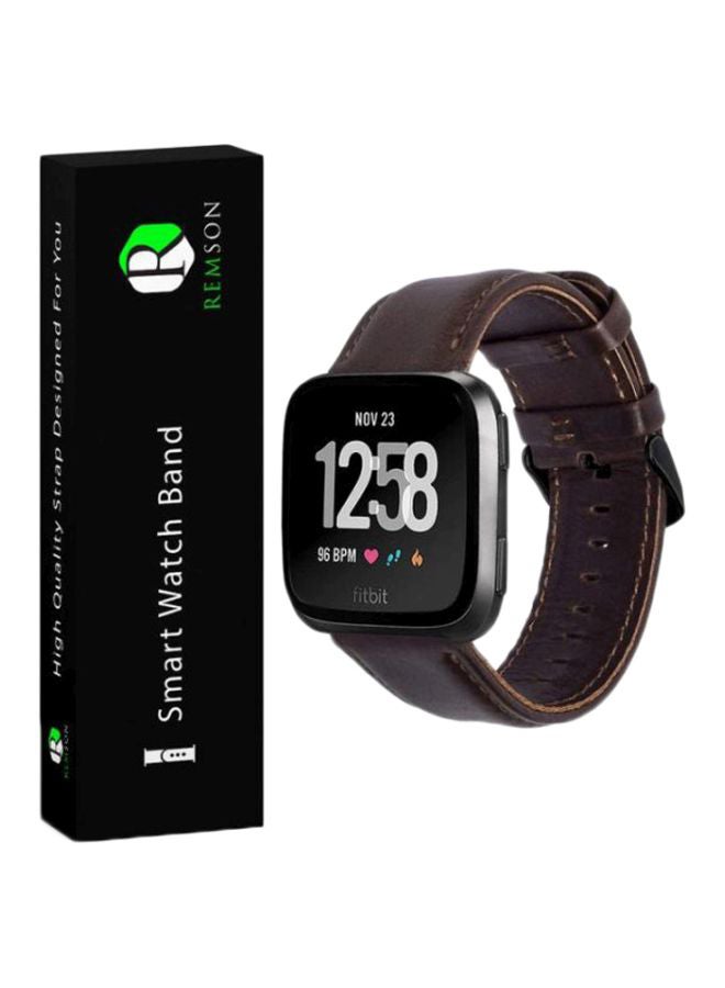 Replacement Band For Fitbit Versa Dark Brown