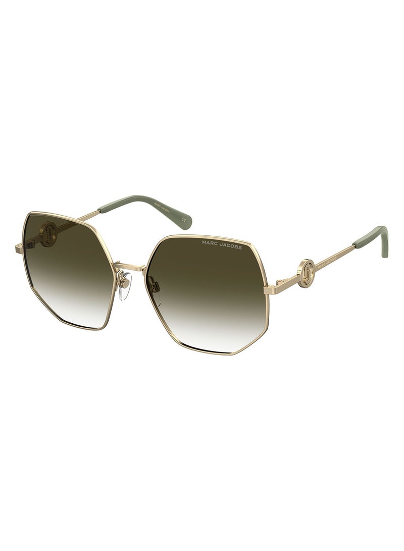 Women's UV Protection Butterfly Sunglasses - Marc 730/S Gold Millimeter - Lens Size: 59 Mm