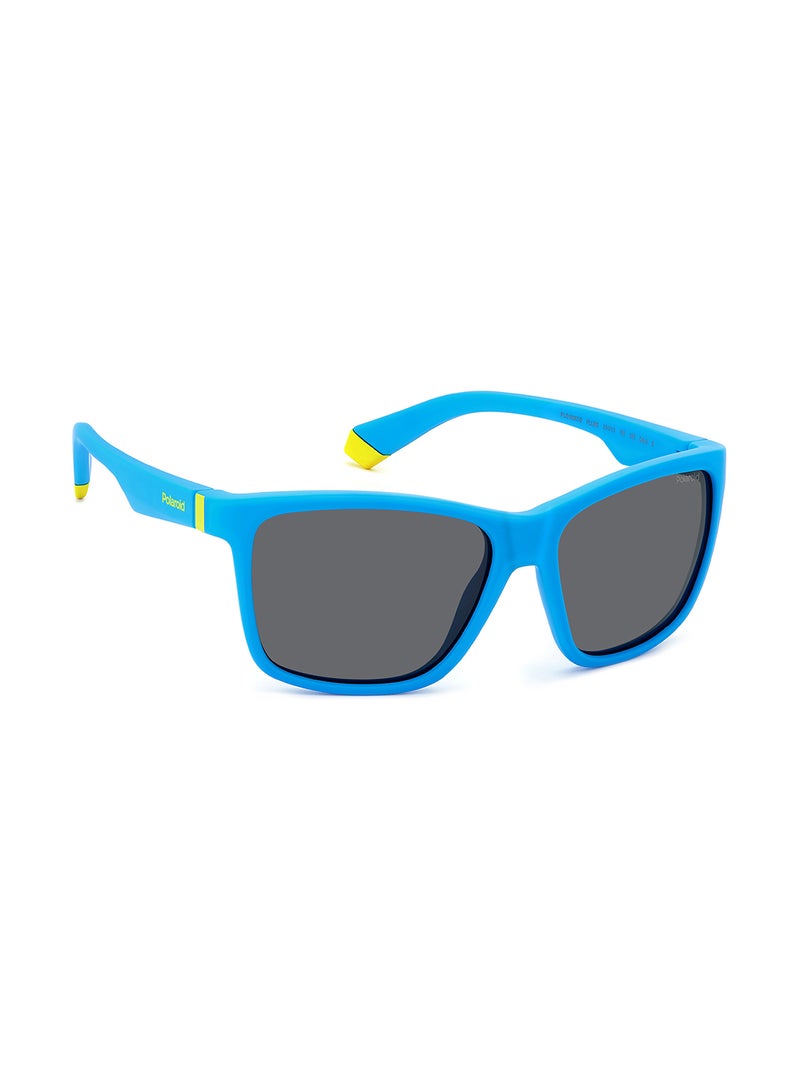 Kids Unisex Polarized Rectangular Sunglasses - Pld 8057/S Blue Millimeter - Lens Size: 50 Mm