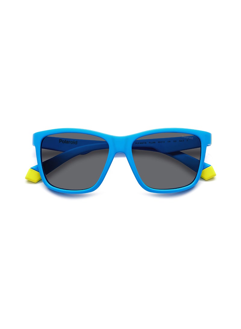 Kids Unisex Polarized Rectangular Sunglasses - Pld 8057/S Blue Millimeter - Lens Size: 50 Mm