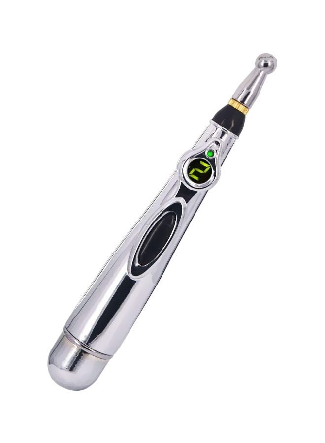 Electric Massager Pen Silver