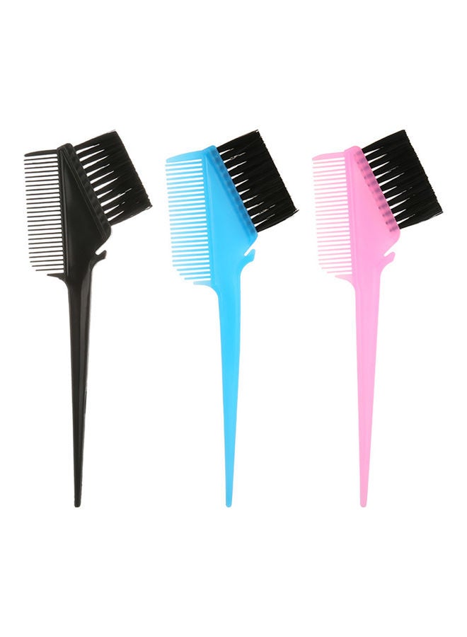 5-Piece Hair Dye Color Brush And Bowl Set Pink 20 x 5 x 12cm