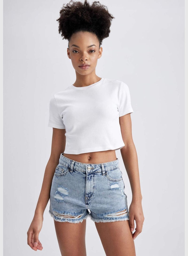 Woman Denim Short