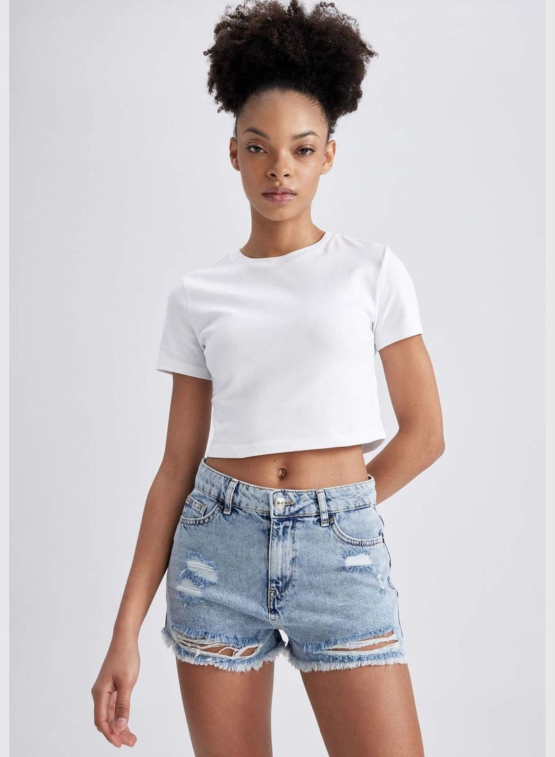 Woman Denim Short