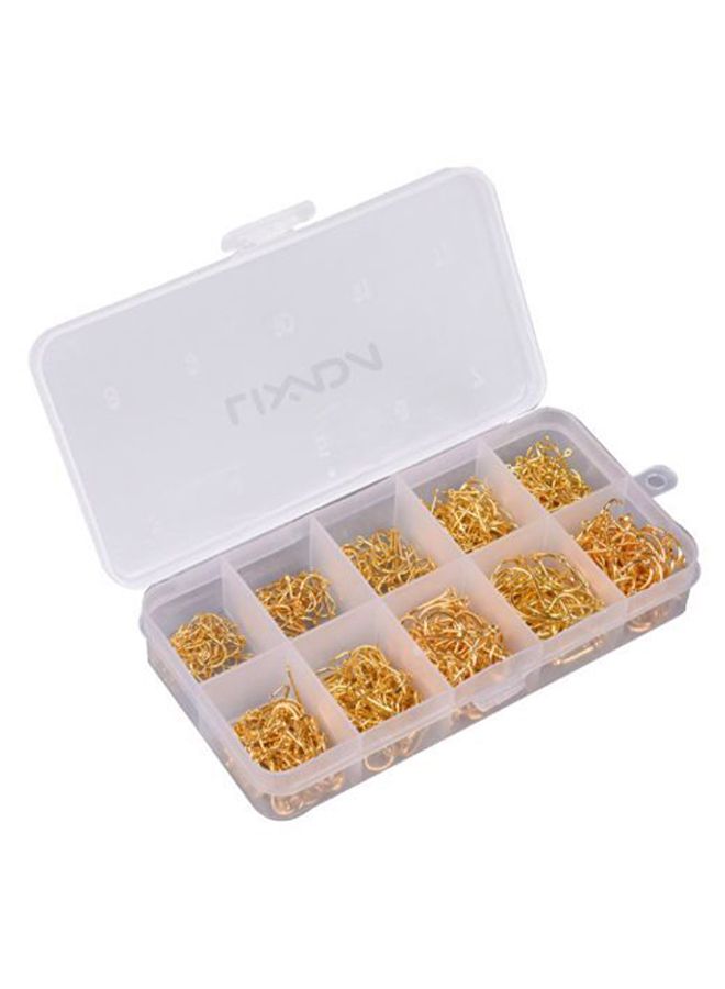600-Piece Fishing Jig Hooks Set With Case