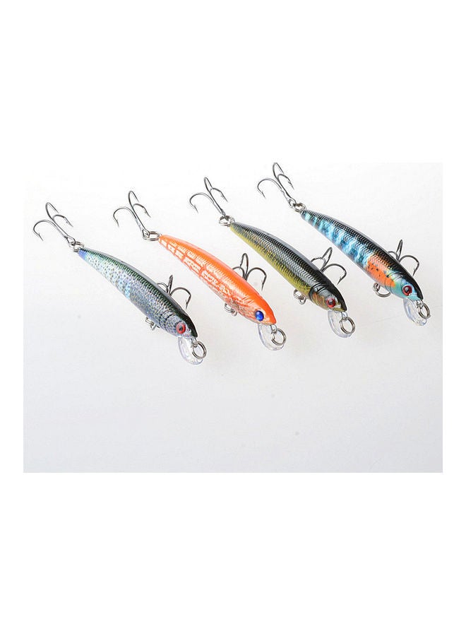 Artificial 3D Eyes Fish Hard Lure Jig Fishing Bait Tackle Tool with Two Hooks 20 x 10 x 20cm