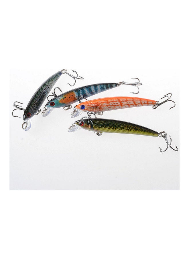 Artificial 3D Eyes Fish Hard Lure Jig Fishing Bait Tackle Tool with Two Hooks 20 x 10 x 20cm