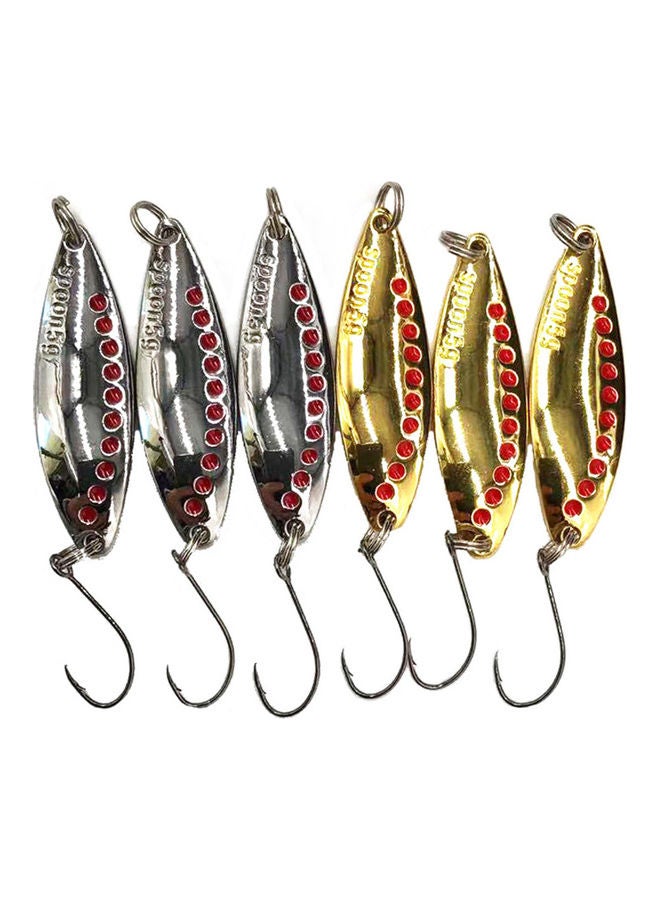6-Piece Hard Fishing Lures For Huge Distance Casts and Wild Action