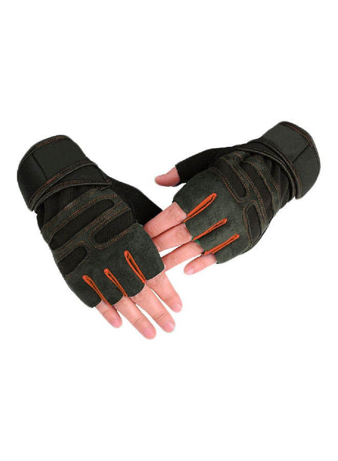 Sport Dumbbell Fitness Breathable Anti-slip Half Finger Protection Unisex Gloves 20*10*20cm