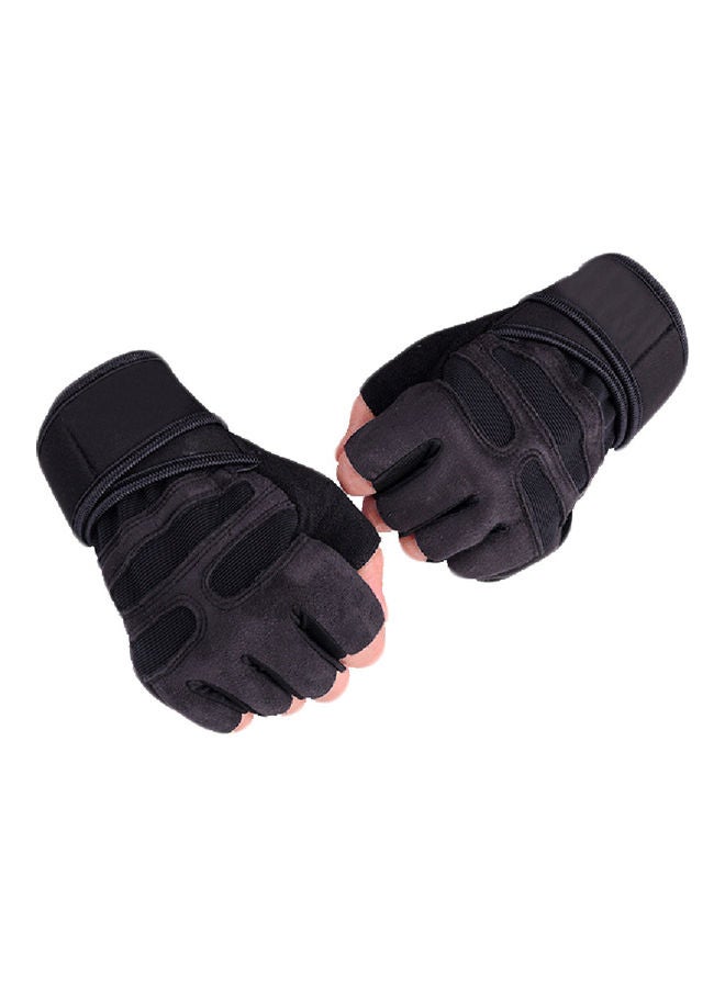 Sport Dumbbell Fitness Breathable Anti-slip Half Finger Protection Unisex Gloves 20*10*20cm