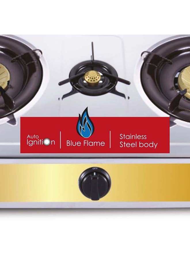 Stainless Steel Gas Stove 3 Burner SF5357GC B Silver