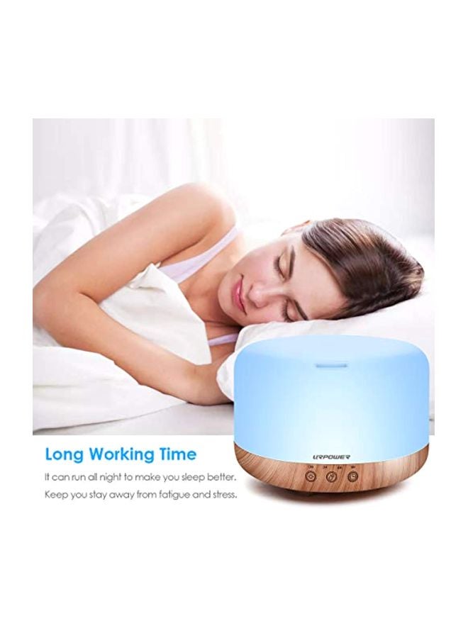 Remote Control Essential Oil Diffuser Brown/Blue