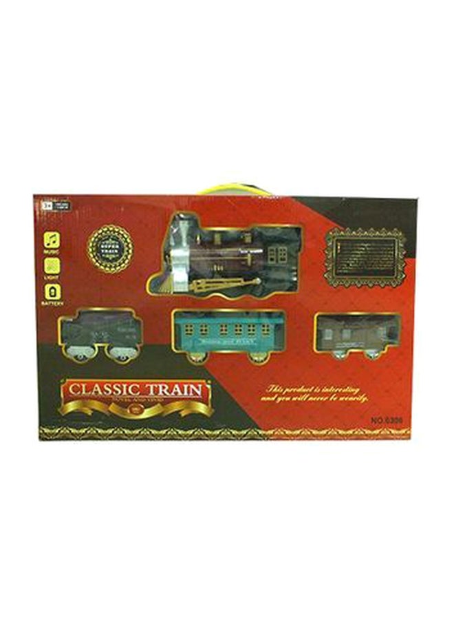 4-Piece Classic Train And Car Set
