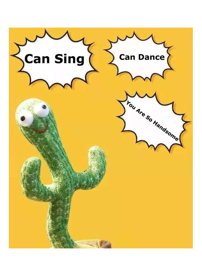 Cactus Plush Stuffed Toy With Music