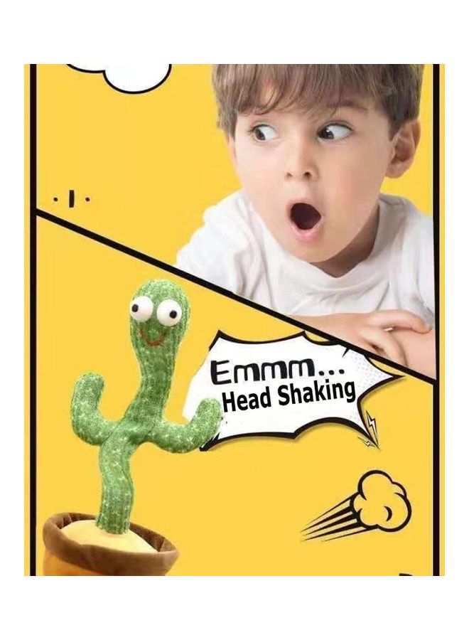 Cactus Plush Stuffed Toy With Music