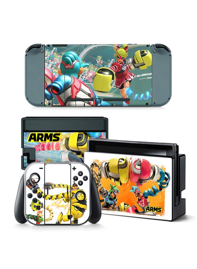 Console and Controller Decal Sticker Set For Nintendo Switch Arms
