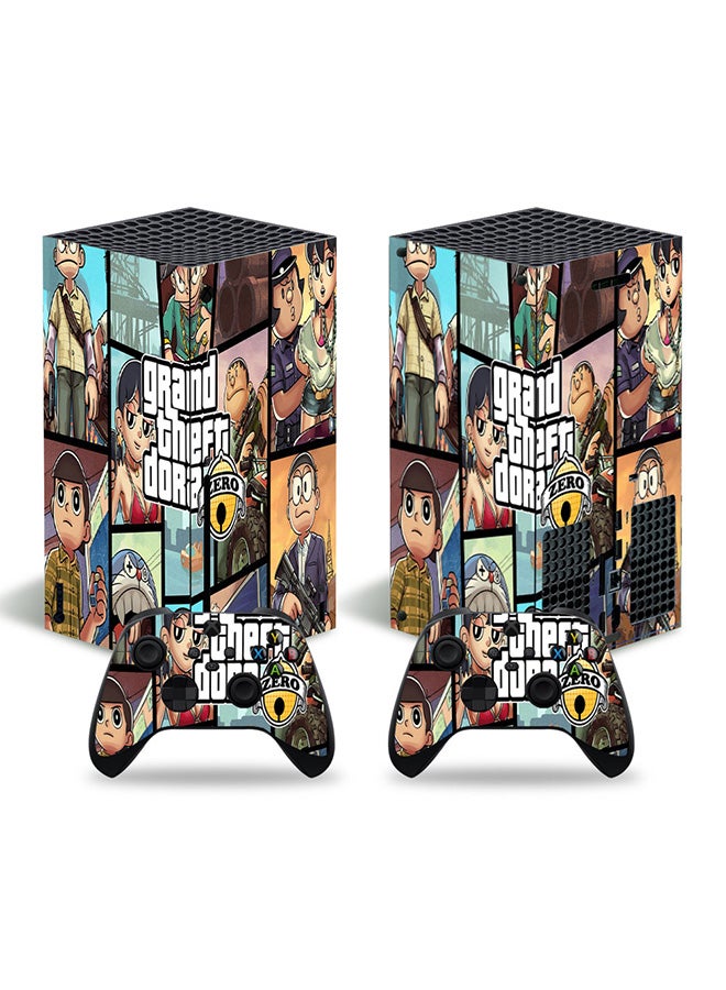 Console and Controller Decal Sticker Set For Xbox Series X Grand Theft Auto