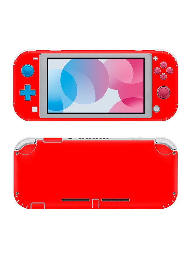 Console and Controller Decal Sticker Set For Nintendo Switch Lite Red