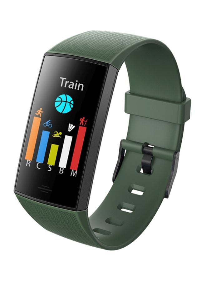 100.0 mAh CY11 Color Display Fitness Tracker Green/Black