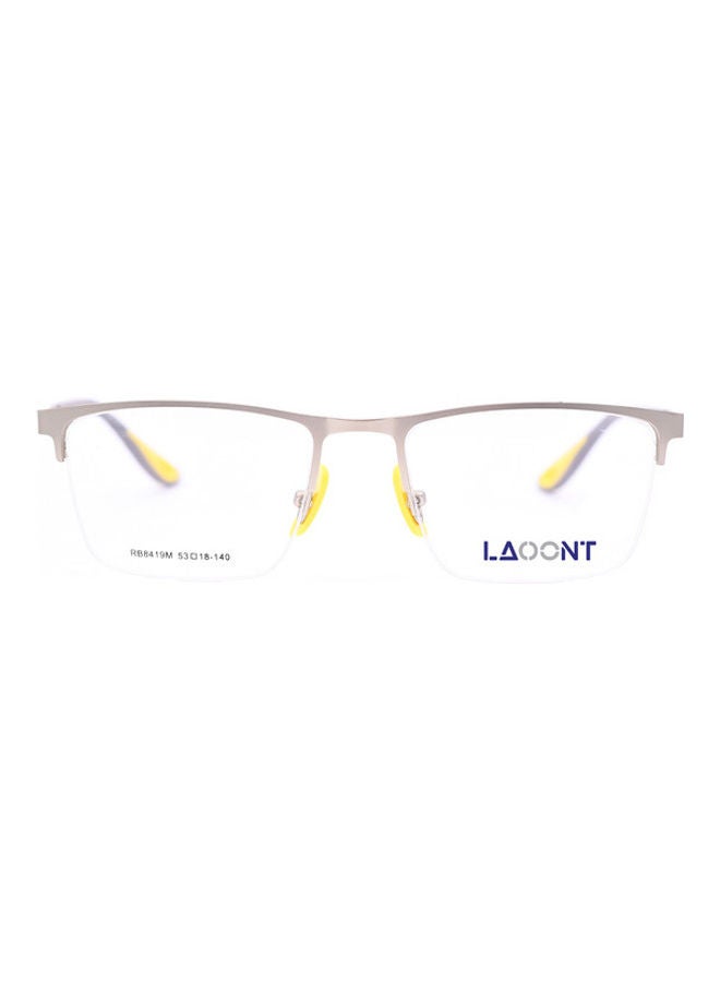 Stylish Semi-Rimless Frame Eyeglasses