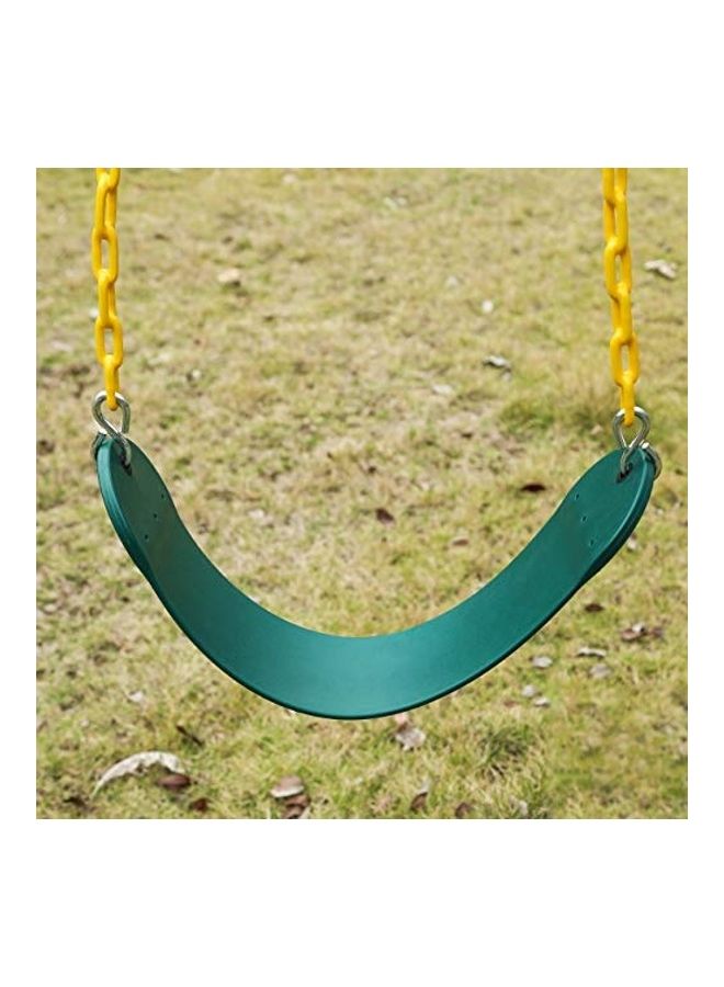 2-Piece Swing Seat Heavy Duty and Chain Accessories Replacement with Snap Hooks, Support