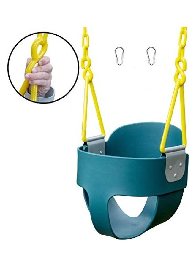 High Back Full Bucket Toddler Swing with Exclusive Chain