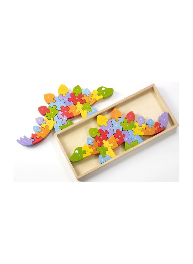 26-Piece Dinosaur A To Z Wooden Jigsaw Puzzle Set i1204