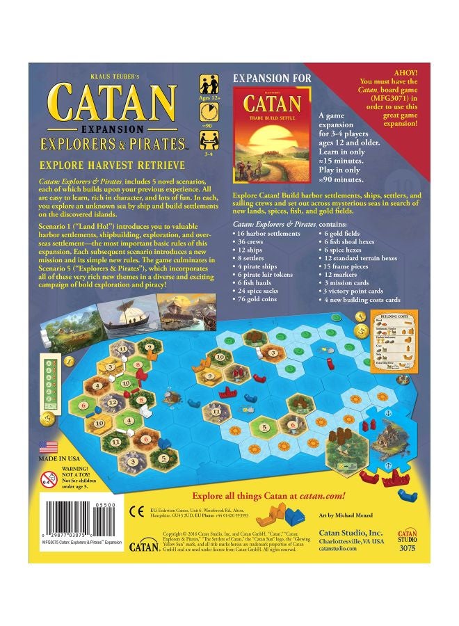 Expansion: Explorers And Pirates Board Game CN3075