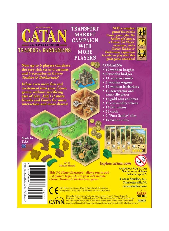 Traders And Barbarians Board Game CN3080