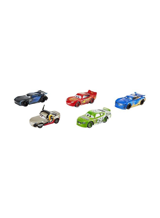 Pack Of 5 Disney Pixar Cars 3 Piston Cup Race Die-Cast Vehicle Set FCL70