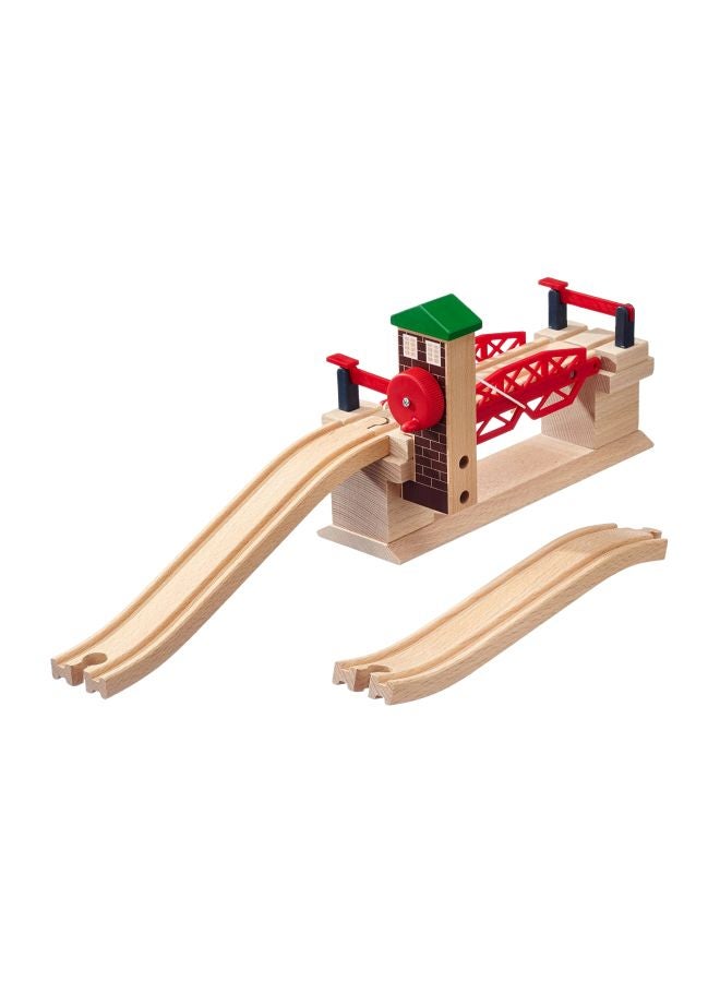 3-Piece Wooden Lifting Bridge Set 33757 Multicolour