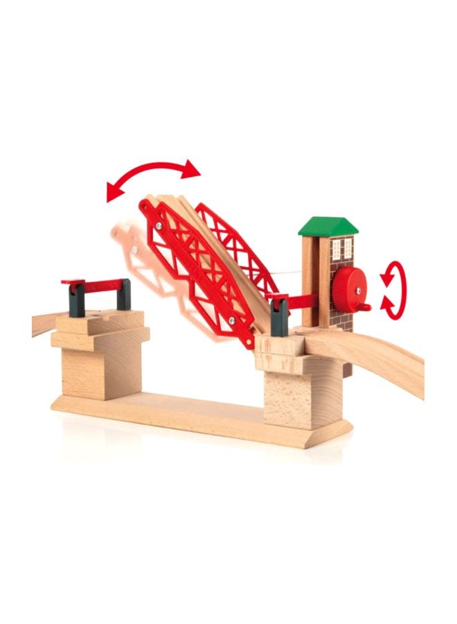 3-Piece Wooden Lifting Bridge Set 33757 Multicolour