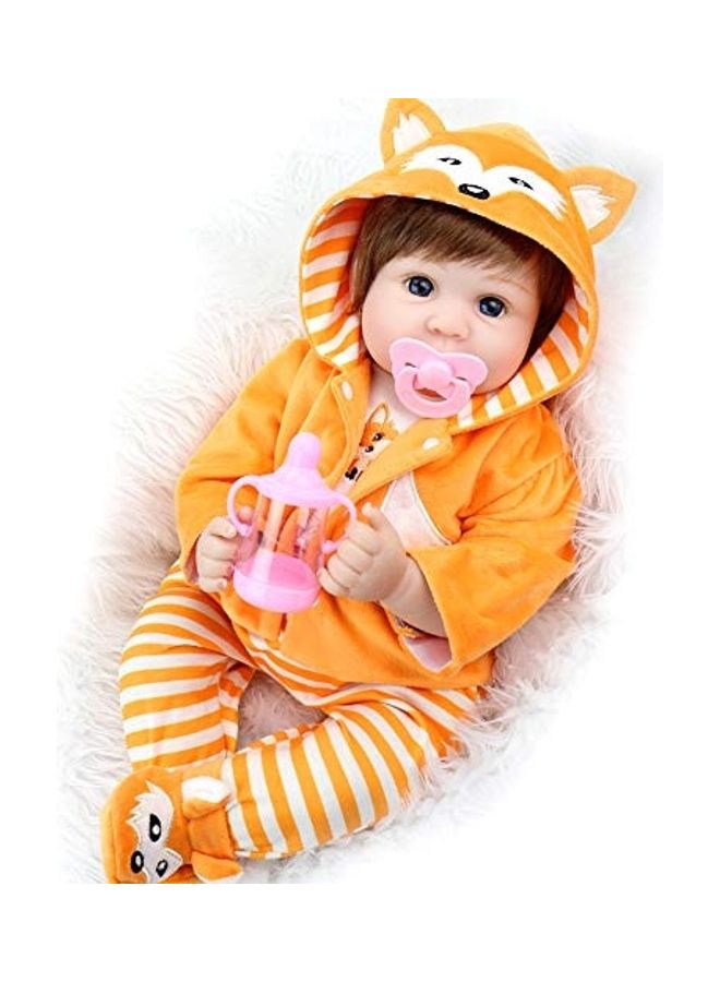 Reborn Baby Doll with Fox Set