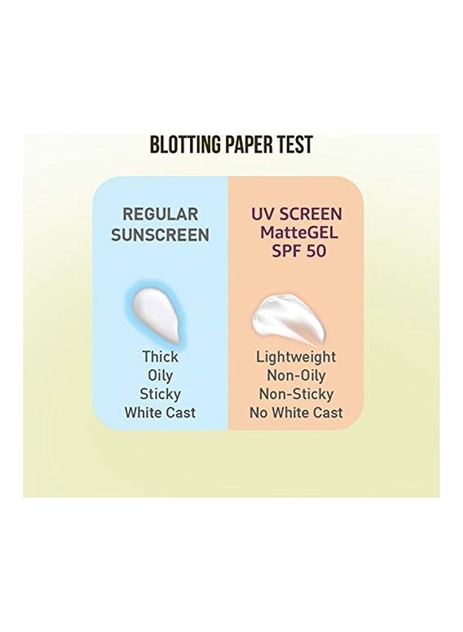 Safe Sun Invisible Matte Gel SPF 50 Clear 5.118110231X1.968503935X1.08267716425inch