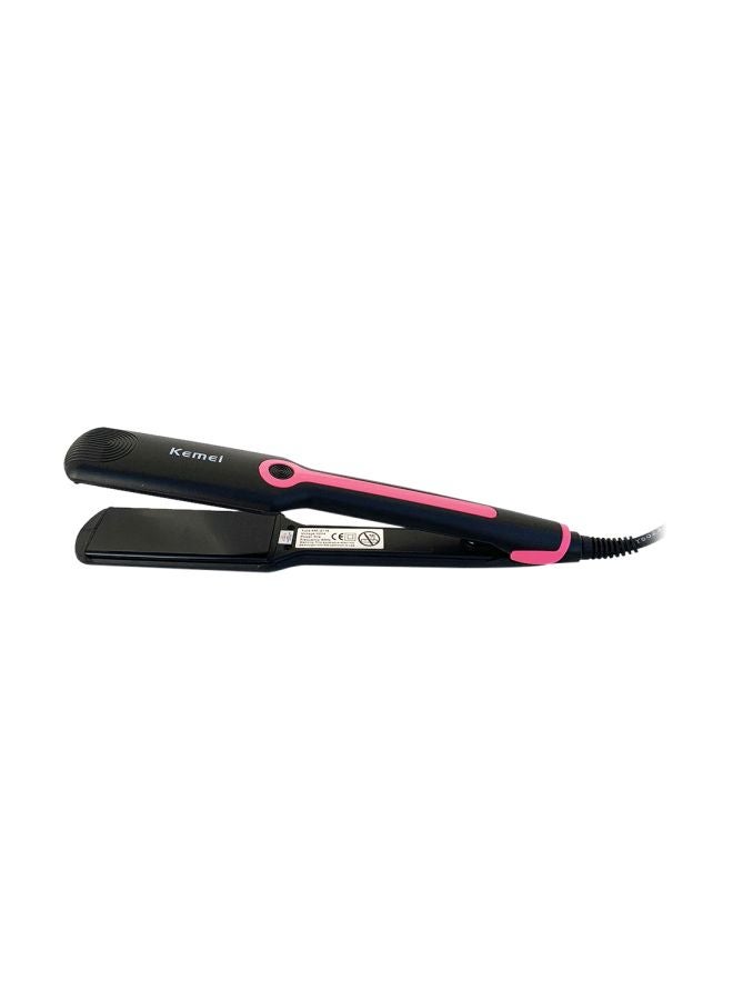Professional Hair Straightening Iron Black/Pink