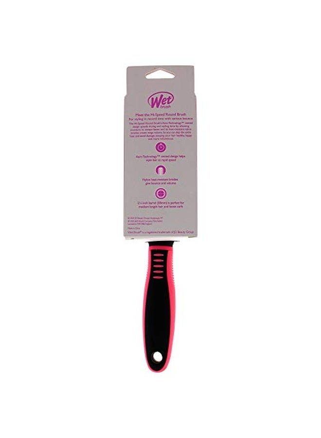 Squirt Hair Brush with Heat Resistant Nylon Bristles Black/Pink
