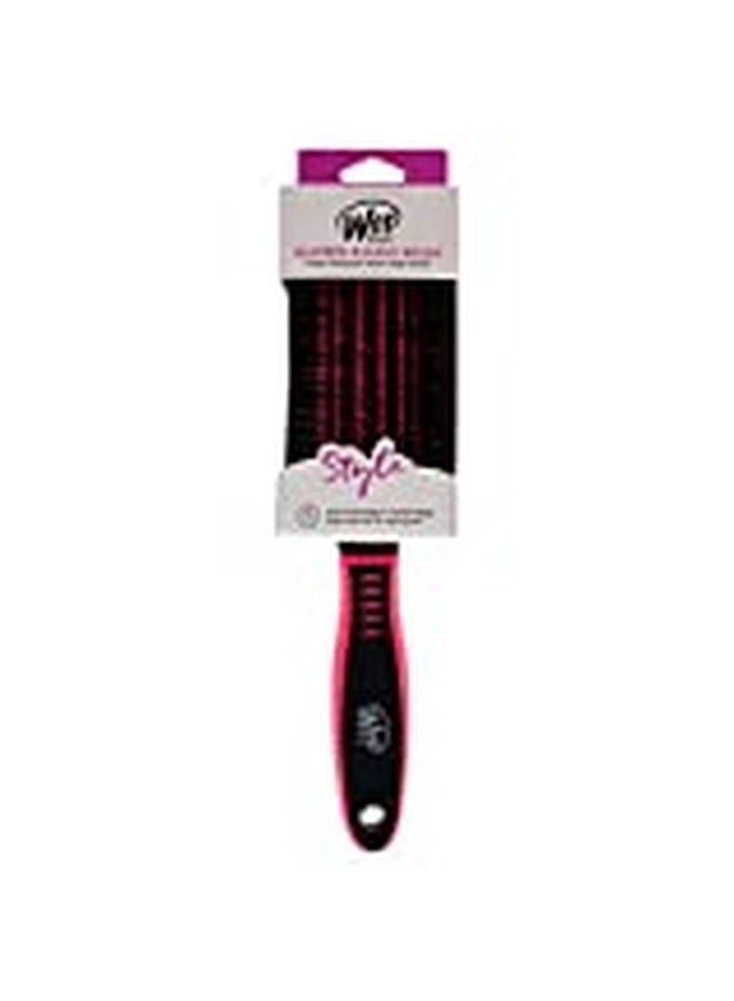 Squirt Hair Brush with Heat Resistant Nylon Bristles Black/Pink