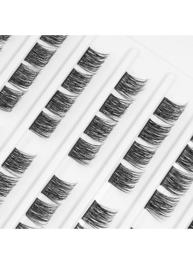 Lash Clusters 80Pcs Individual Lash Extension Clusters Diy Eyelash Extension Soft Lightweight Wide Band Eyelashes For Home Use (Common10Mm)