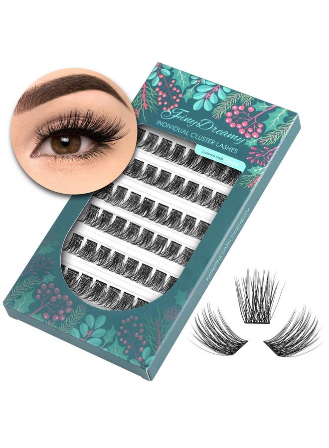 Lash Clusters 80Pcs Individual Lash Extension Clusters Diy Eyelash Extension Soft Lightweight Wide Band Eyelashes For Home Use (Common10Mm)