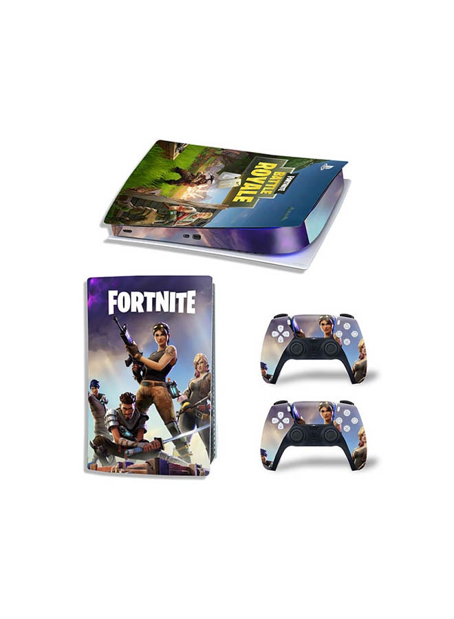 Console And Controller Sticker Set For PlayStation 5 Digital Edition Fortnite