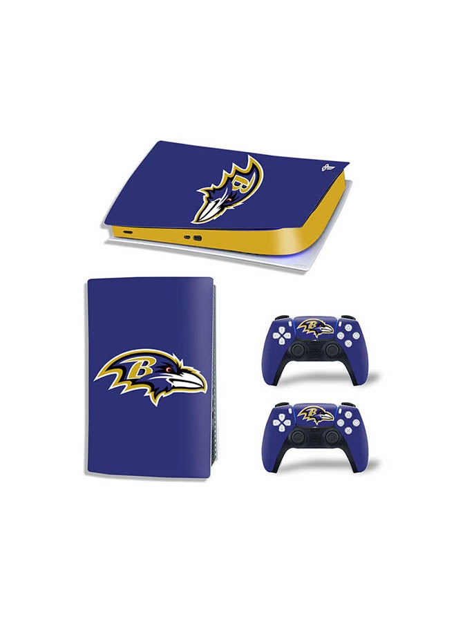 Console And Controller Sticker Set For PlayStation 5 Digital Version Eagle