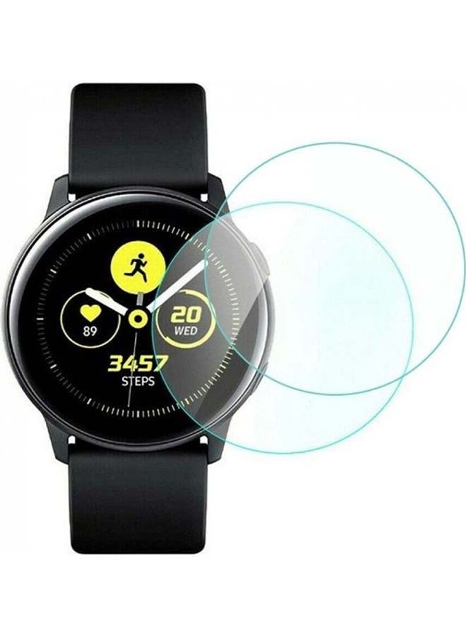 2-Pack Screen Protector For Samsung Galaxy Watch Active 2 clear