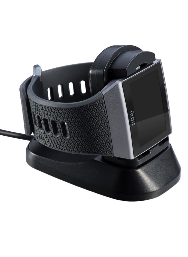 USB Charging Dock Station For Fitbit Ionic Black