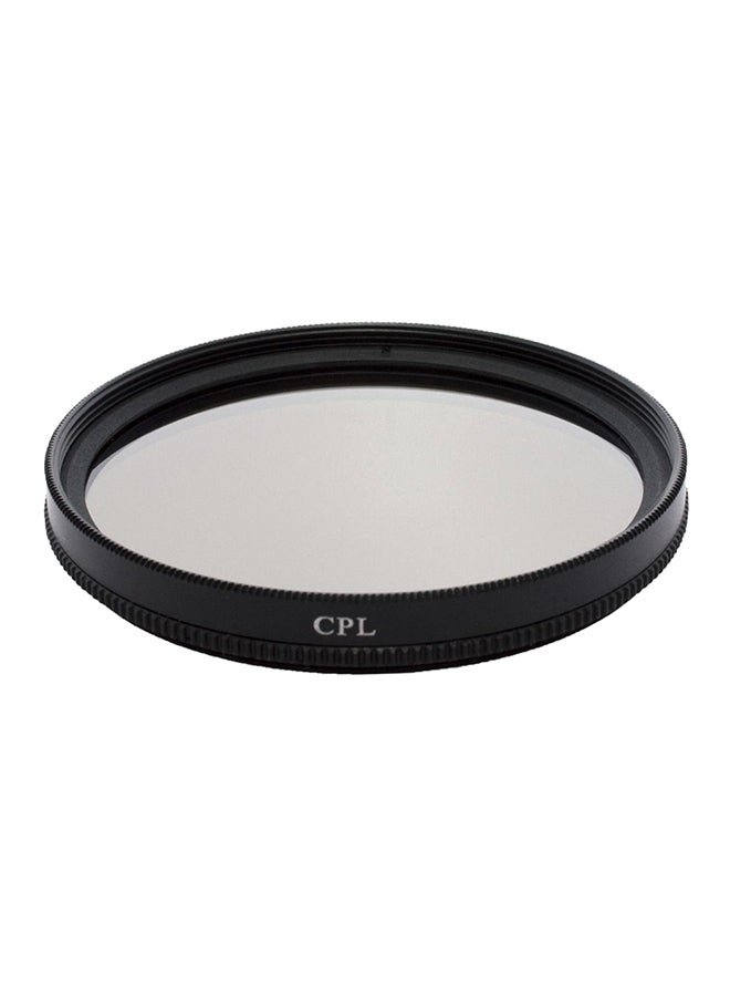 52MM CPL Circular Polarizing Filter For Camera Lenses Black