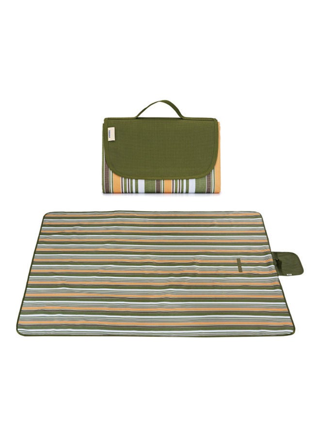 Portable and Sand Free Mat for Picnic Green