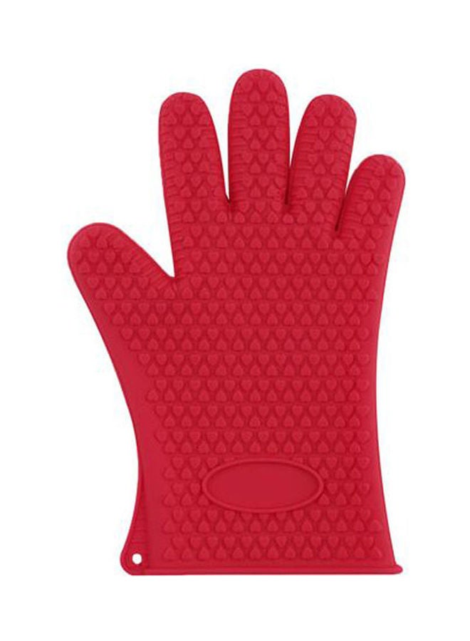 Silicone Heat Resistant Glove Red